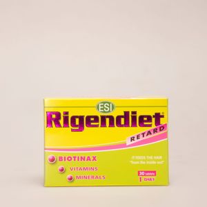 قرص Rigendiet Retard ESI | مکمل تقویت مو حاوی بیوتین، ویتامین‌ها و مواد معدنی