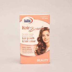 قرص Hair Beauty یوروویتال | مکمل تقویت رشد مو، حفظ رنگ مو و سلامت پوست و ناخن