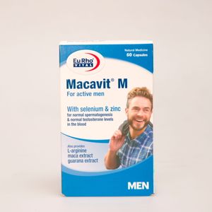 کپسول ماکاویت M یوروویتال | مکمل تقویت باروری، انرژی و سلامت آقایان
