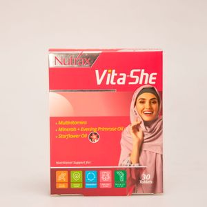 قرص ویتاشی نوتراکس | مولتی ویتامین تخصصی بانوان Nutrax Vita-She