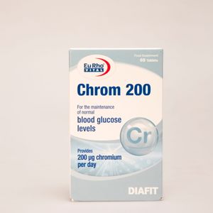 قرص کروم ۲۰۰ یوروویتال | مکمل کروم برای کنترل قند خون EuRho Vital Chrom 200