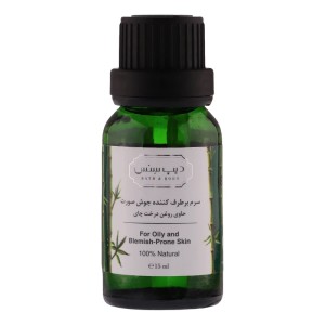 سرم   روغن درخت چای برطرف کننده جای جوش صورت دیپ سنس Deep Sense Face Serum | 15 ml