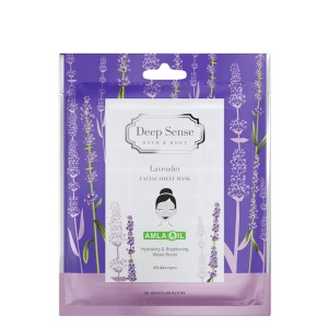 ماسک ورقه‌ای لوندر دیپ سنس Deep Sense Sheet Mask | آبرسانی، طراوت‌بخشی و افزایش لطافت پوست