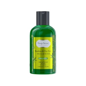 پاک کننده آرایش (میسلارواتر) بامبو و درخت چای دیپ سنس Deep Sense Micellar Water پوست چرب 150 میل| پاک کردن آرایش و آلودگی‌های پوست بدون نیاز به آبکشی