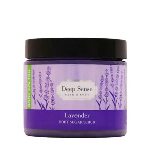 ژل-اسکراب بدن لوندر دیپ سنس Deep Sense Body Scrub | لایه‌برداری ملایم و کمک به نرمی و شفافیت پوست بدن