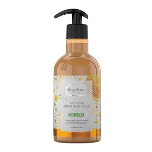 مایع دستشویی کرمی شیر و عسل دیپ سنس Deep Sense Creamy Hand Wash 400ml | شستشوی ملایم دست و کمک به حفظ نرمی پوست