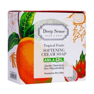 صابون کرمی نرم و مرطوب کننده تروپیکال دیپ سنس Deep Sense Cream Soap | شستشوی ملایم دست و کمک به حفظ نرمی پوست