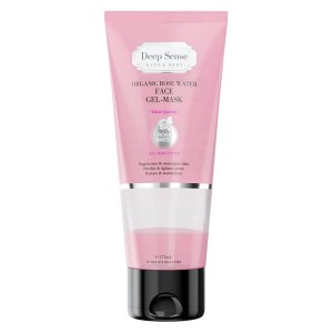 ژل ماسک مرطوب کننده پوست گلاب دیپ سنس Deep Sense Gel Mask | آبرسانی، طراوت‌بخشی و افزایش لطافت پوست
