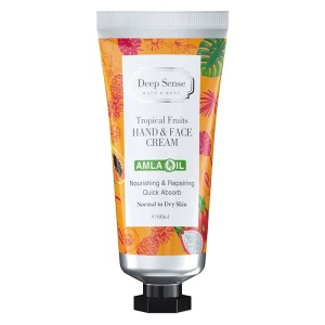 کرم مرطوب کننده دست و صورت تروپیکال دیپ سنس Deep Sense Moisturizing Cream | آبرسانی و نرم کردن پوست دست و صورت  60ml