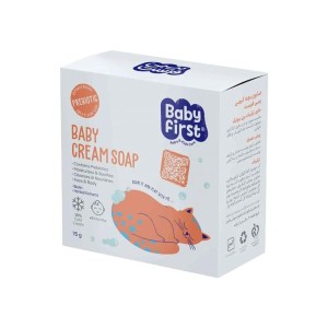 صابون بچه کرمی بیبی فرست Baby First Baby Cream Soap | مناسب مراقبت روزانه کودک