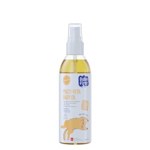 روغن بچه ویتامینه بیبی فرست Baby First Vitamin Baby Oil | مناسب مراقبت روزانه کودک