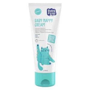 کرم سوختگی با آووکادو کودک بیبی فرست Baby First Baby Diaper Cream With Avocado | مناسب مراقبت روزانه کودک
