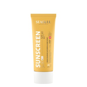 کرم ضد آفتاب رنگی فاقد چربی سی گل  SEAGULL Sunscreen Cream SPF60 | محافظت روزانه در برابر UVA و UVB