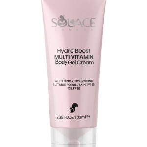 ژل کرم بدن مولتی ویتامین سولیس کانادا Solace Canada Hydro Boost Multi Vitamin Body Gel Cream | آبرسان، مغذی و روشن‌کننده پوست