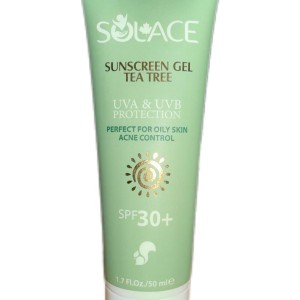 ژل ضد آفتاب SPF30 سولیس کانادا Tea Tree Sunscreen Gel SPF30+ | مناسب پوست چرب و مستعد آکنه