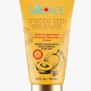 ماسک اسکراب هسته زردآلو سولیس کانادا Apricot Seed Scrub Mask | لایه‌بردار و شاداب‌کننده پوست 150 میلی‌لیتر