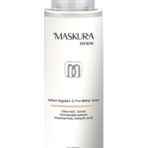 تونر پاک‌کننده و جمع‌کننده منافذ ماسکورا رینیو ۳۰۰ میلی‌لیتر (Maskura Renew Sebum Regulator & Pore Refiner Toner 300 ml)