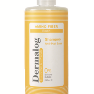 شامپو ضد ریزش مو بیوتین و آمینو فایبر درمالوگ ۳۵۰ میلی‌لیتر (Dermalog Amino Fiber Biotin Anti-Hair Loss Shampoo 350 ml)