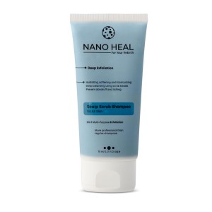 شامپو اسکراب پوست سر نانوهیل ۷۰ میلی‌لیتر (Nano Heal Scalp Scrub Shampoo For All Skin 70 ml)