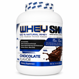 پودر پروتئین وی ۱۰۰٪ نچرال اس‌وی‌ام با طعم شکلات، ۲۰۰۰ گرم (SVM 100% Natural Whey Ultra Premium Protein Powder Chocolate, 2000 g)