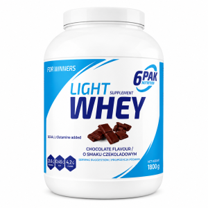 پودر لایت وی ۶ پک نوتریشن با طعم شکلات، ۱۸۰۰ گرم (6PAK Nutrition Light Whey Chocolate, 1800 g)