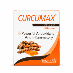 کپسول کورکوماکس هلث اید ۳۰ عددی HealthAid Curcumax Two-A-Day 30 Capsules