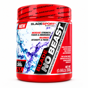 پودر نیتریک اکسید بلید نو بیست بلید اسپرت ۳۰۰ گرم BladeSport Blade No Beast Pre-Workout 300 g