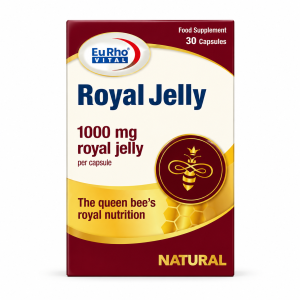 کپسول رویال ژلی ۱۰۰۰ میلی‌گرم یوروویتال ۳۰ عددی EuRho Vital Royal Jelly 1000 mg 30 Capsules