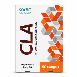 سافت‌ژل سی ال ای کارن ۹۰ عددی Karen CLA 80% Conjugated Linoleic Acid 90 Softgels