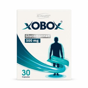 کپسول زوبوکس گلوکومانان ۵۰۰ میلی‌گرم های هلث Hi Health XOBOX Glucomannan 500 mg