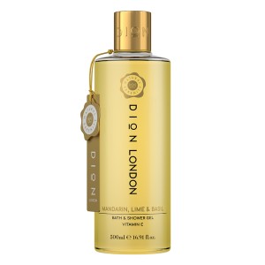 ژل حمام و دوش ماندارین، لایم و ریحان دیون لندن حاوی ویتامین E، ۵۰۰ میلی‌لیتر  DION London Mandarin, Lime & Basil Bath & Shower Gel with Vitamin E, 500 mL