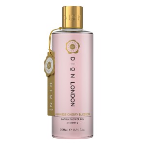 ژل حمام و دوش ژاپنی چری بلوسوم دیون لندن حاوی ویتامین E، ۵۰۰ میلی‌لیتر  DION London Japanese Cherry Blossom Bath & Shower Gel with Vitamin E, 500 mL