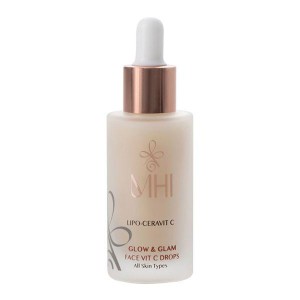 قطره ویتامین C صورت گلو اند گلم ام اچ آی  MHI Glow & Glam Face Vit C Drops