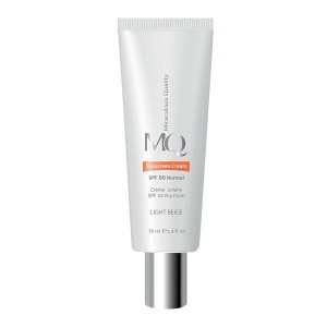 کرم ضدآفتاب رنگی ام کیو SPF 50 مناسب پوست نرمال، رنگ بژ روشن، ۵۵ میلی‌لیتر  MQ Sunscreen Cream SPF 50 Normal Light Beige, 55 mL