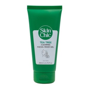 ژل شستشوی صورت درخت چای اسکین شیک / Skin Chic Tea Tree Clearing Facial Wash Gel