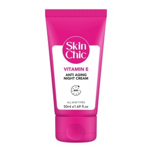 کرم شب ضد پیری ویتامین E اسکین شیک / Skin Chic Vitamin E Anti Aging Night Cream