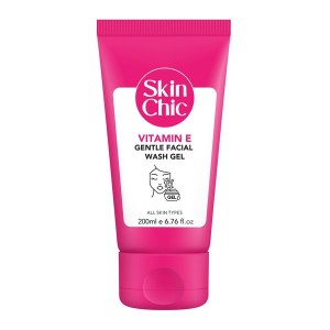 ژل شستشوی صورت ملایم ویتامین E اسکین شیک / Skin Chic Vitamin E Gentle Facial Wash Gel