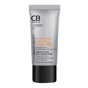 کرم ضدآفتاب ضد لک سی بی پاریس اس پی اف 50 / CB Paris Sunscreen Anti-Spot Cream SPF 50