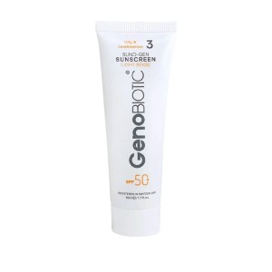 ضدآفتاب رنگی  ژنوبایوتیک SPF 50 - رنگ بژ روشن / Genobiotic Suno-Gen Sunscreen SPF 50 (Light Beige)