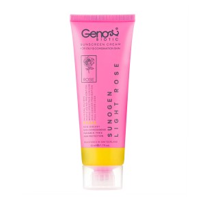 کرم ضدآفتاب  ژنوبایوتیک - رنگ صورتی روشن مخصوص پوست چرب / Genobiotic Sunogen Sunscreen Cream oily skin(Light Rose)