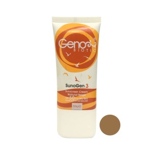 کرم ضدآفتاب  ژنوبایوتیک - رنگ بژ طبیعی / Genobiotic SunoGen 3 Sunscreen Cream (Natural Beige)