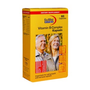کپسول ویتامین B کمپلکس یورو ویتال / EuRho Vital Vitamin B-Complex Kapseln