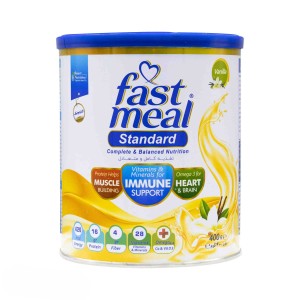 پودر فست میل استاندارد - طعم وانیل ۴۰۰ گرم / Fast Meal Standard - Vanilla Flavor