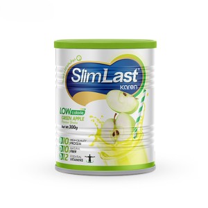 پودر لاغری اسلیم لست کارن - طعم سیب سبز ۳۰۰ گرم / SlimLast Karen - Green Apple Flavor Net Wt. 300 g