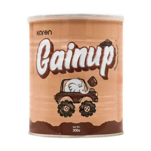 پودر افزایش وزن گین‌ آپ کارن - طعم شکلات ۳۰۰ گرم / Karen Gainup - Chocolate Flavor Net Wt. 300g