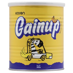 پودر افزایش وزن گین‌ آپ کارن - طعم موز ۳۰۰ گرم / Karen Gainup - Banana Flavor Net Wt. 300g