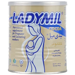 پودر لیدی میل کاکائویی - مکمل تغذیه‌ای برای مادران باردار و شیرده ۴۰۰ گرم / LADYMIL Cocoa - Nutritional Supplement for Pregnant and Lactating Mothers Net weight 400g