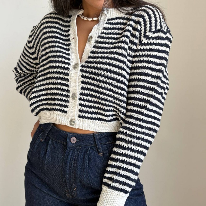 جکت بافت راه راه