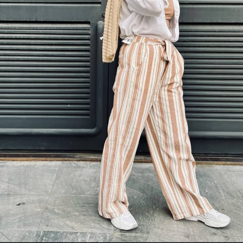 شلوار لینن کد 6897