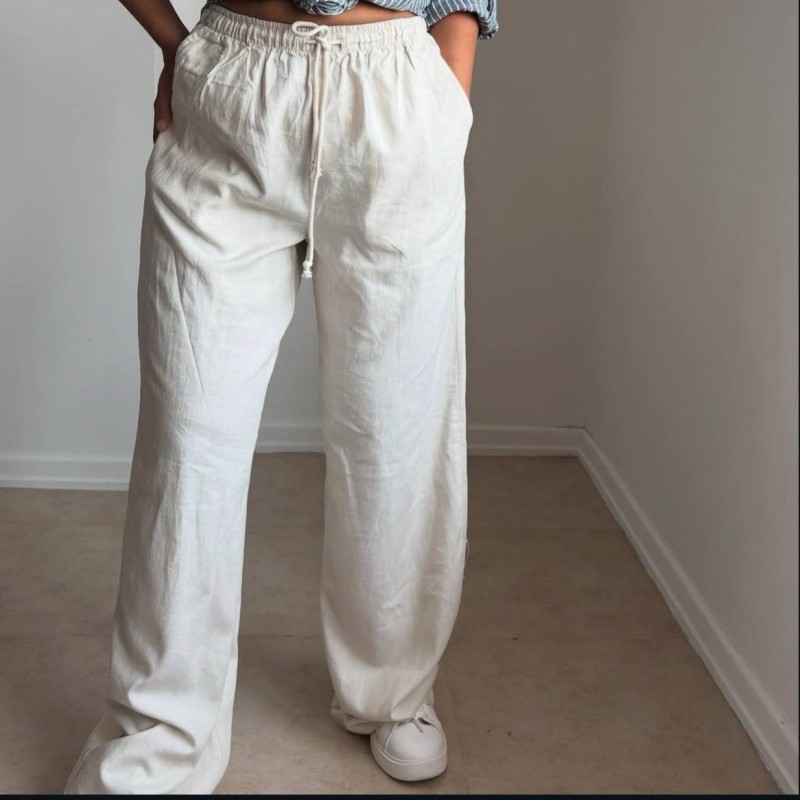 شلوار لینن کد 8580